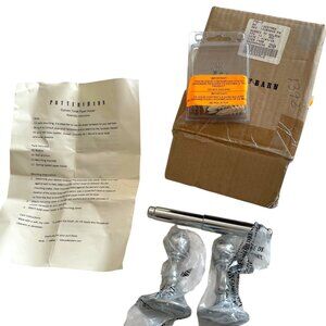 Pottery Barn Sussex Toilet Paper Holder Polished Chrome W/ Hardware